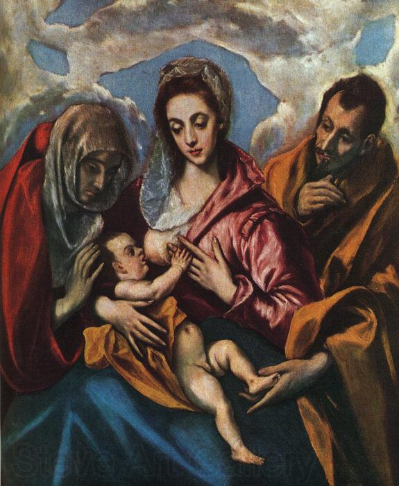 El Greco Holy Family France oil painting art